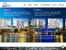 Tablet Screenshot of anubhavagroup.com